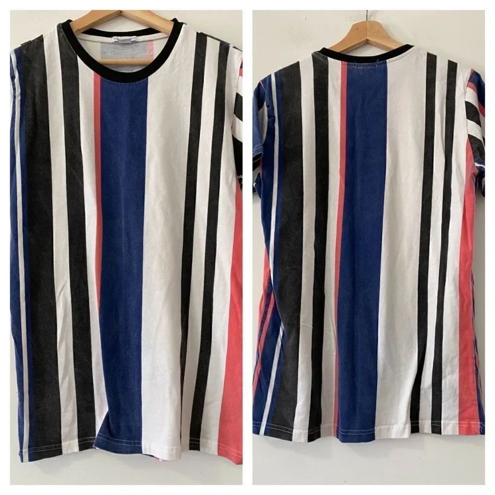 Fashion Nova men strip  t-shirt